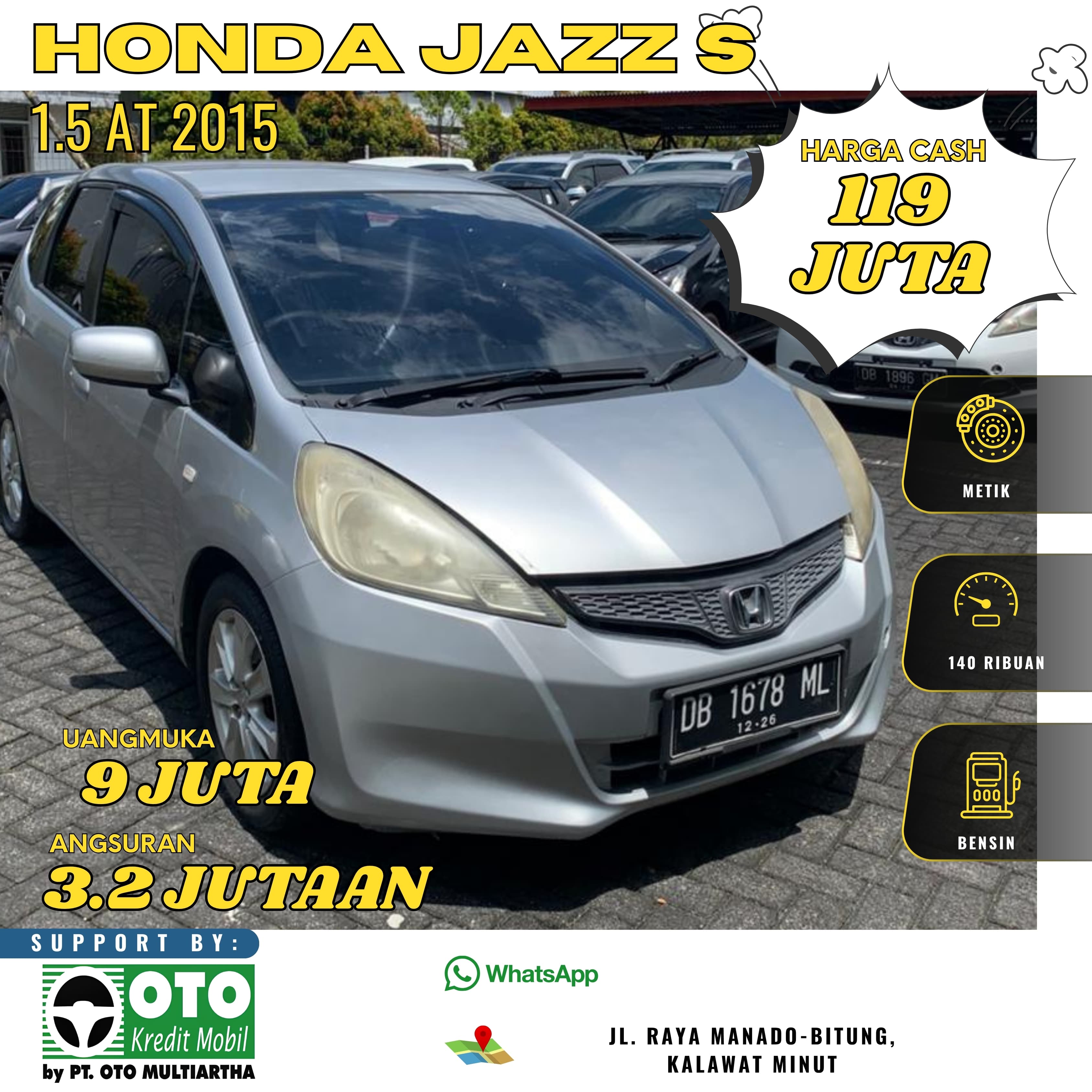Jazz S 1.5 Matic 2011